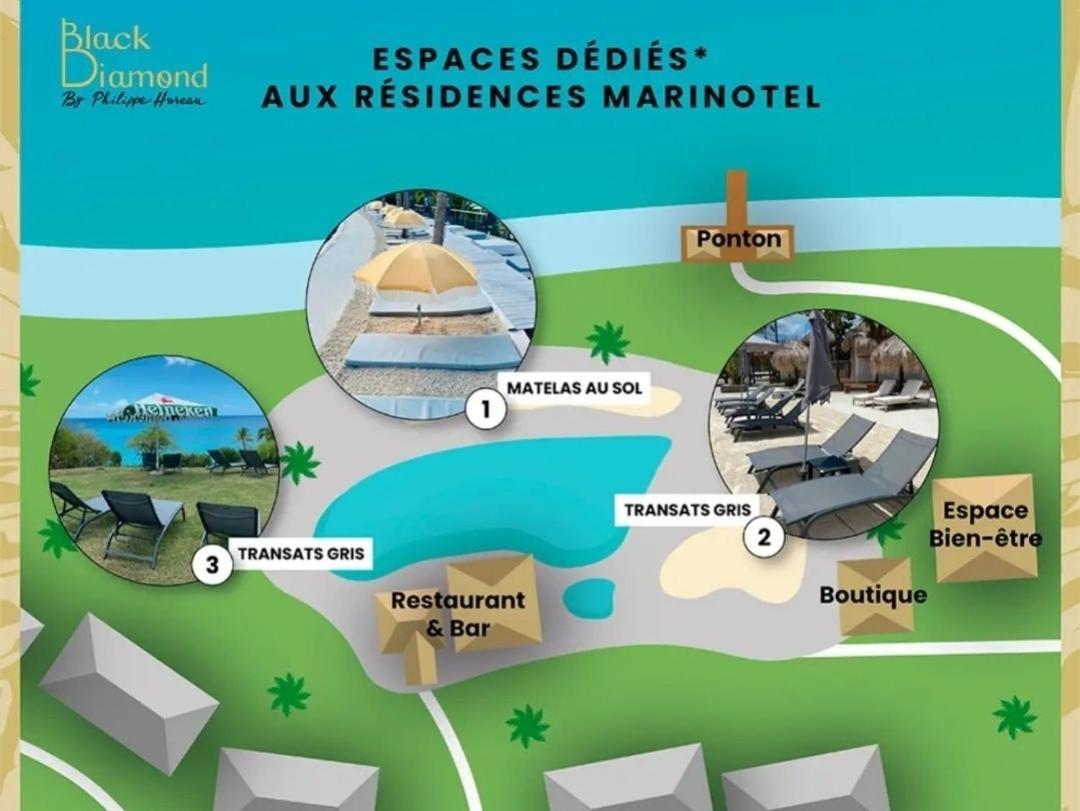 Ferienwohnung Perle Marine Diamant Le Diamant Exterior foto